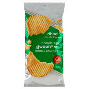 G'woon Ribbelchips Bolognese 250 Gr