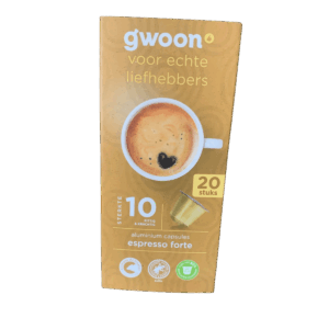 G'woon Caps Nr 10 Espresso Forte 20 St