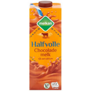Melkan Chocolademelk Halfvol  1 Lt