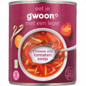 Gwoon Chinese Tomatensoep Blik  800 Ml