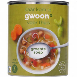 Gwoon Groentesoep Blik 800 Ml
