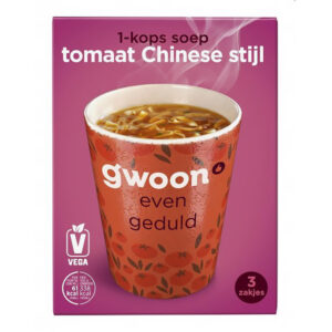 Gwoon 1-Kopssoep Chinese Tomaat  3 St