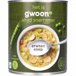 Gwoon Erwtensoep Rookw Blik  800 Ml