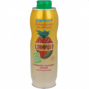 Gwoon Siroop Tropical 80proc Fruit  750 Ml