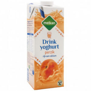 Melkan Drinkyoghurt Perzik  1 Lt