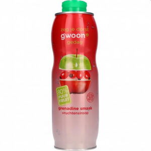Gwoon Siroop Grenadine 0.0 Suiker  750 Ml