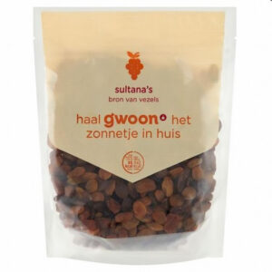 G'woon Sultana Rozijnen  375 Gr