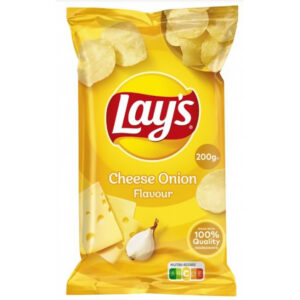 Lay's Chips Cheese Onion  200 Gr