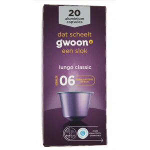 Gwoon Cups Lungo Classic  20 St