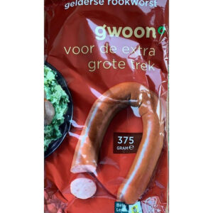 G'woon Gelderse Rookworst 375 Gr