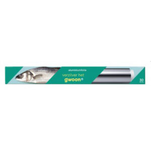 G'woon Aluminiumfolie 30 Meter  30 Mt