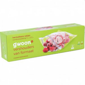 G'woon Hersluitbare Zakjes Groot 50 St