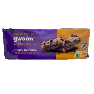 G'woon Crispy Brownie Choco Cookies  200 Gr