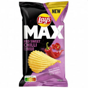 Lay's Max Red Sweet Chilli  185 Gr