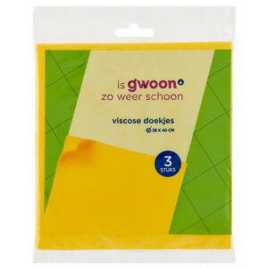 G'woon Viscosedoekjes  3 St