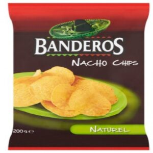 Banderos Nacho Chips Naturel 200 Gr