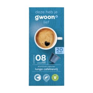 G'woon Caps Lungo Decaf 20 St